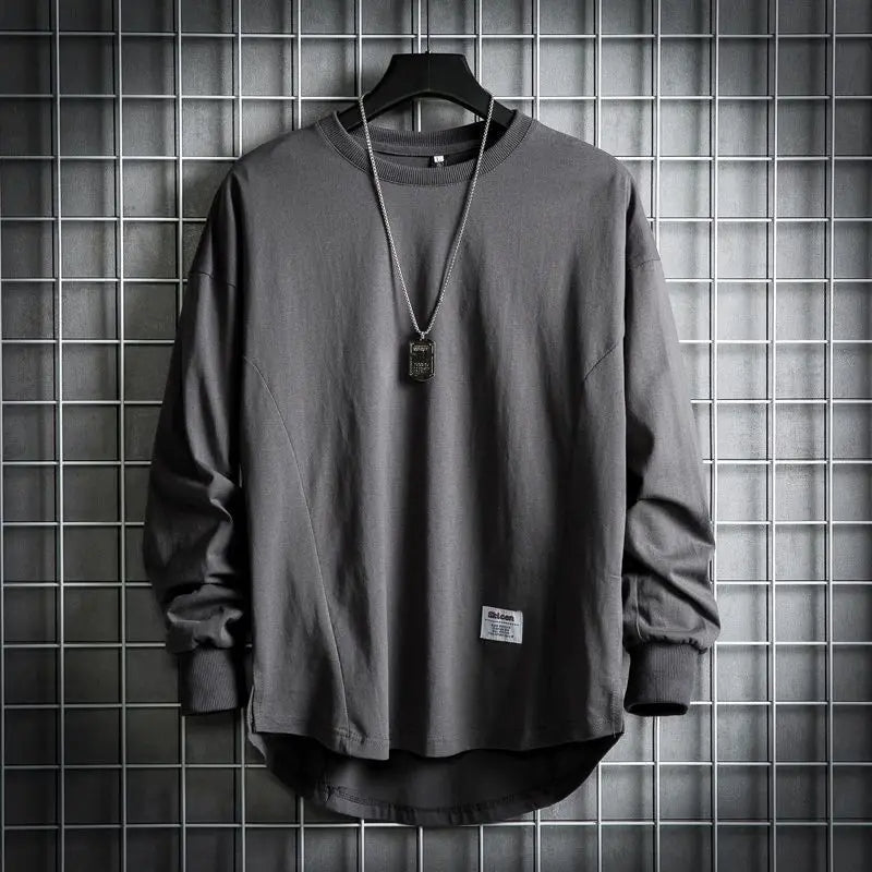 Heritage Drop-Hem Men’s Pullover Sweatshirt