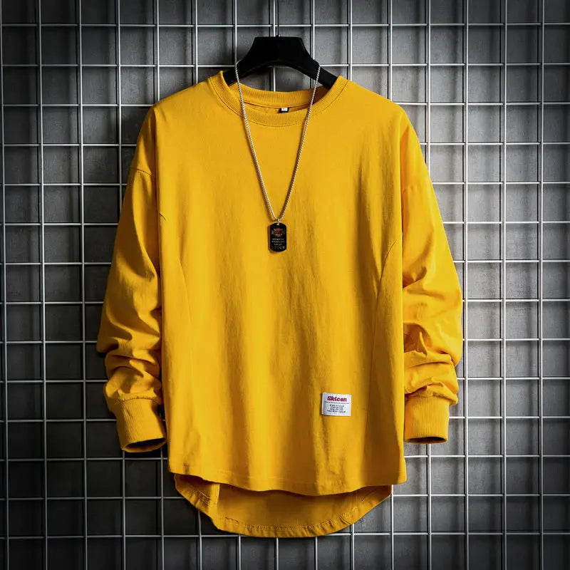 Heritage Drop-Hem Men’s Pullover Sweatshirt