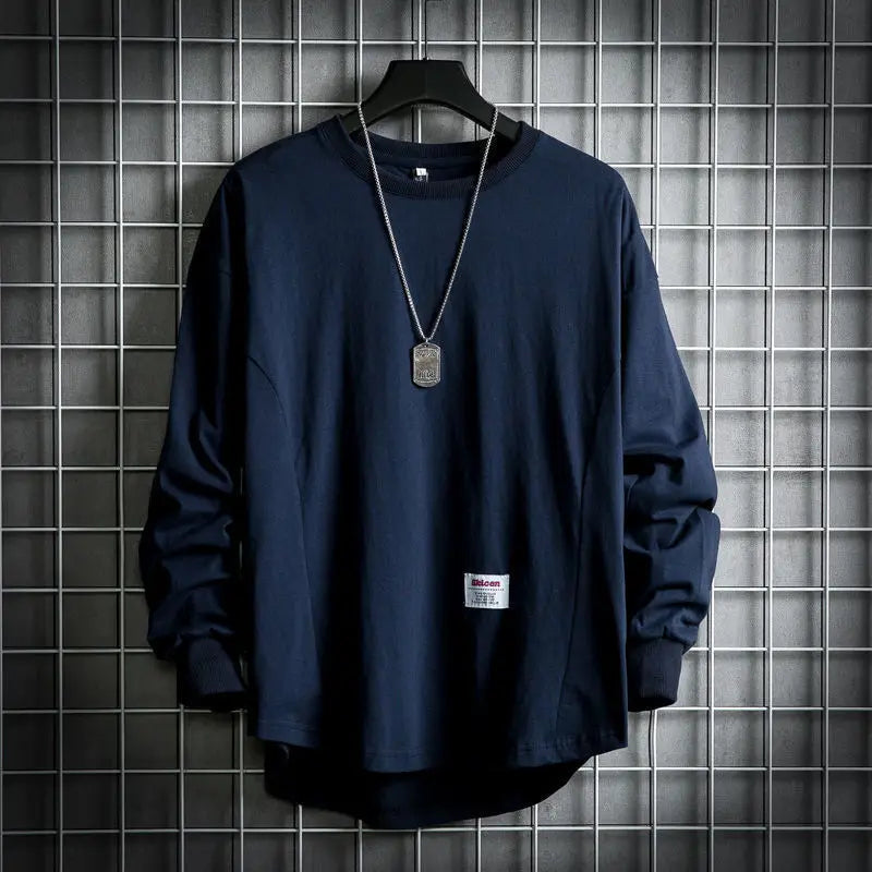 Heritage Drop-Hem Men’s Pullover Sweatshirt