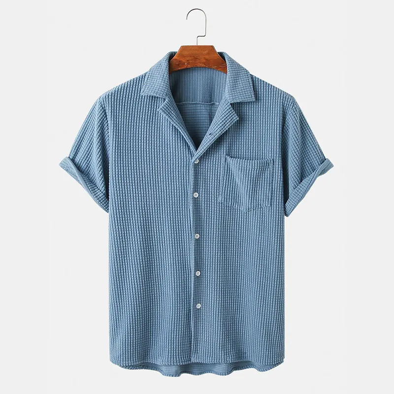 Bayshore Men's Waffle Button-Up Shirt