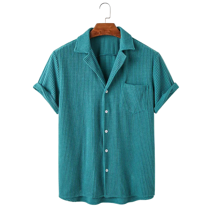 Bayshore Men's Waffle Button-Up Shirt