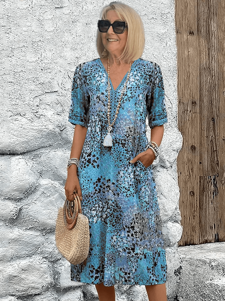 Amara Petal Women’s Floral Midi Dress