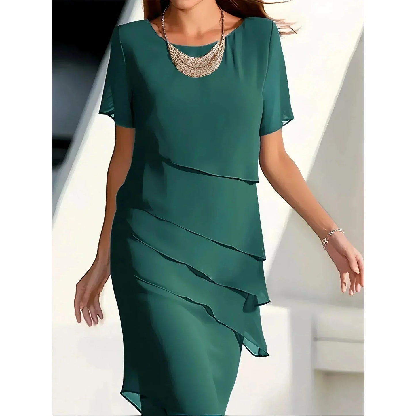 Elena Smooth-Line Women’s Wrap Dress