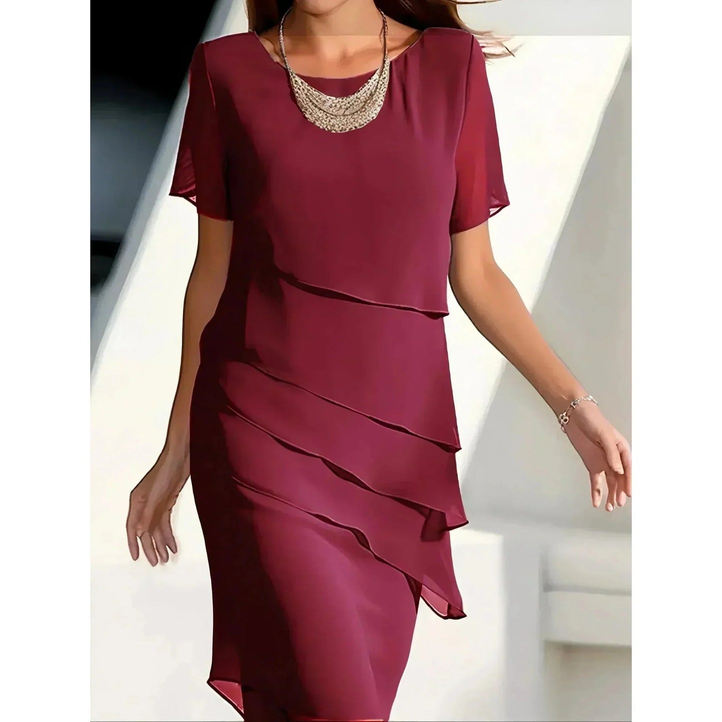 Elena Smooth-Line Women’s Wrap Dress