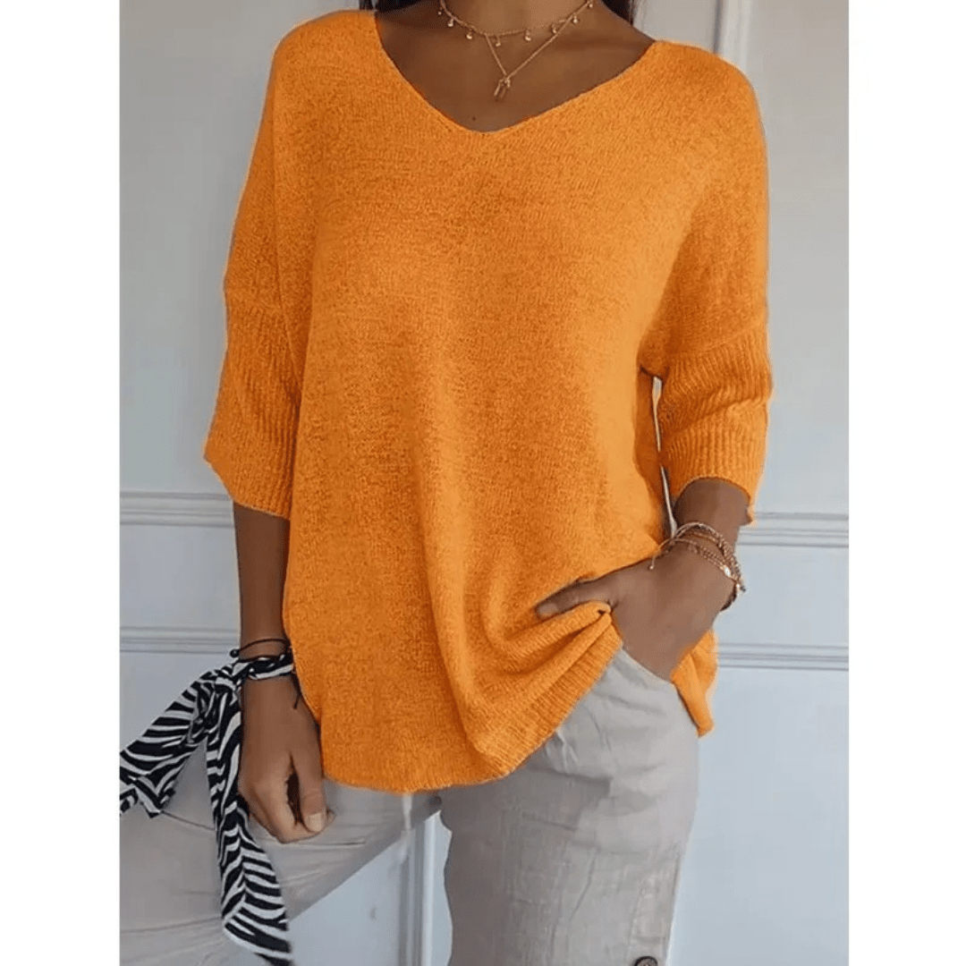 Harper Elegant V-Neck Women’s Shirt