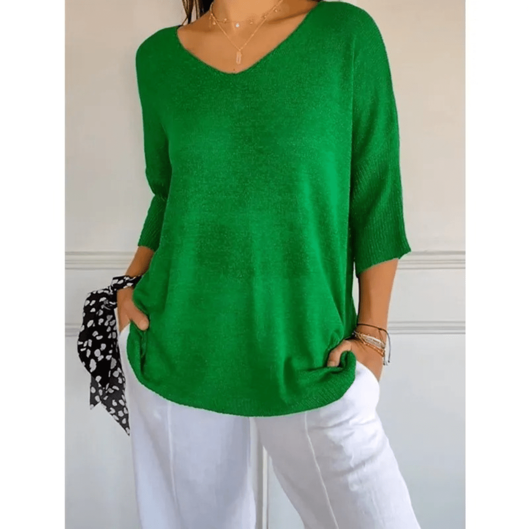 Harper Elegant V-Neck Women’s Shirt