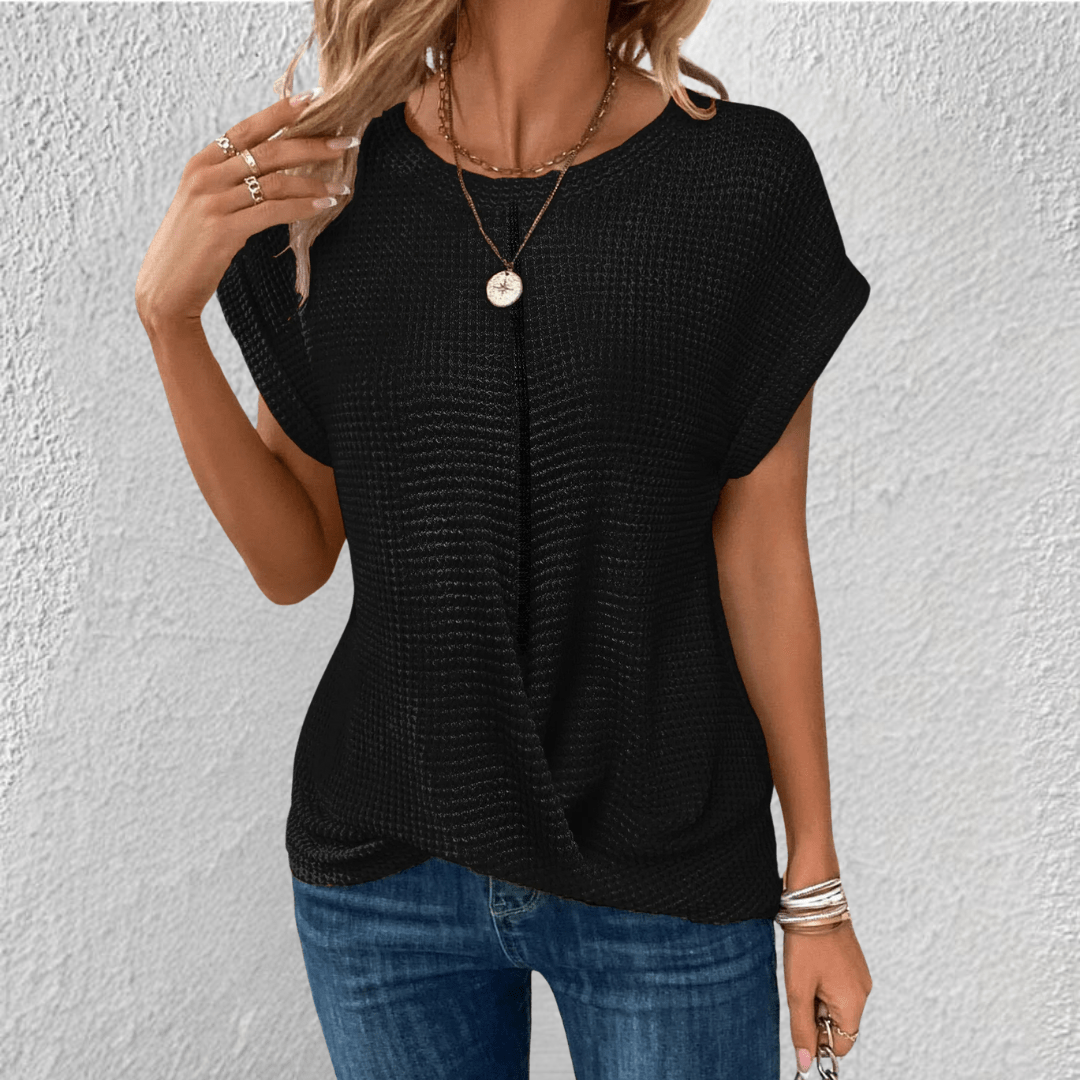 Sasha Sculpt Women’s Waffle-Knit Top
