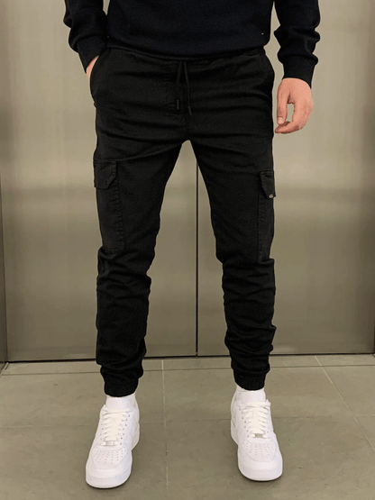 Fitted Cargo Jogger Pants for Men