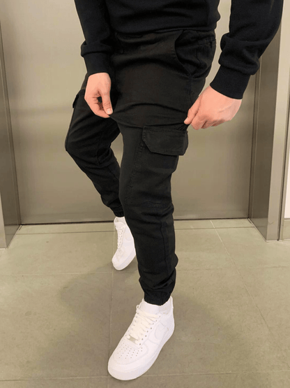 Fitted Cargo Jogger Pants for Men