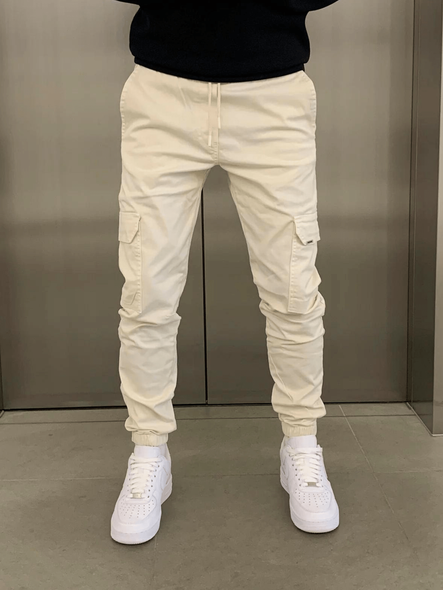 Fitted Cargo Jogger Pants for Men