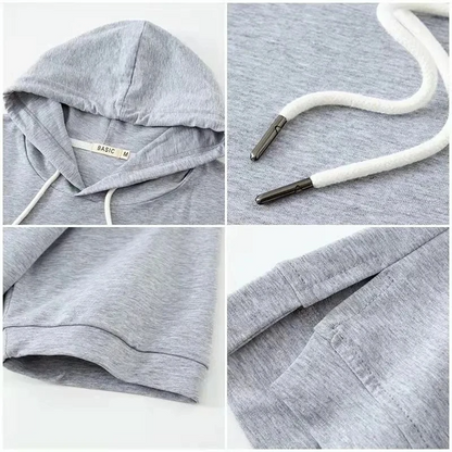 Maison Oversized Short-Sleeve Women's Hoodie