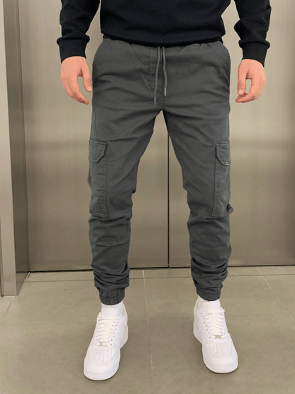 Fitted Cargo Jogger Pants for Men