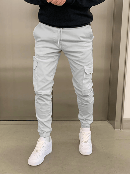 Fitted Cargo Jogger Pants for Men