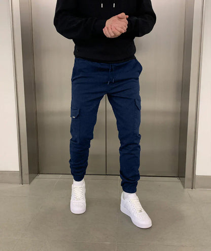 Fitted Cargo Jogger Pants for Men