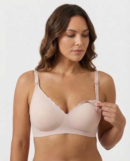 Aria Maternity Nursing Bra in pink