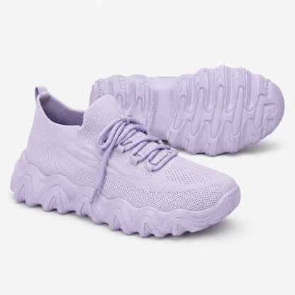 Balancestep Orthopedic Wide Toe Shoes For Women Colour Lavender Front Hero Pair Outsole