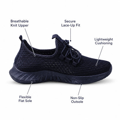 Bloom Comfortable Flat Shoes For Women Colour Navy Feature Diagram