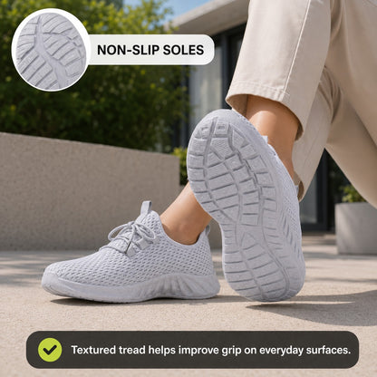 Bloom Comfortable Flat Shoes For Women Colour White Non Slip Soles Lifestyle