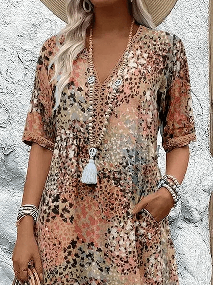 Amara Petal Women’s Floral Midi Dress