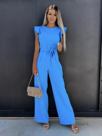 Siena Elegant Jumpsuit with Belt for Women