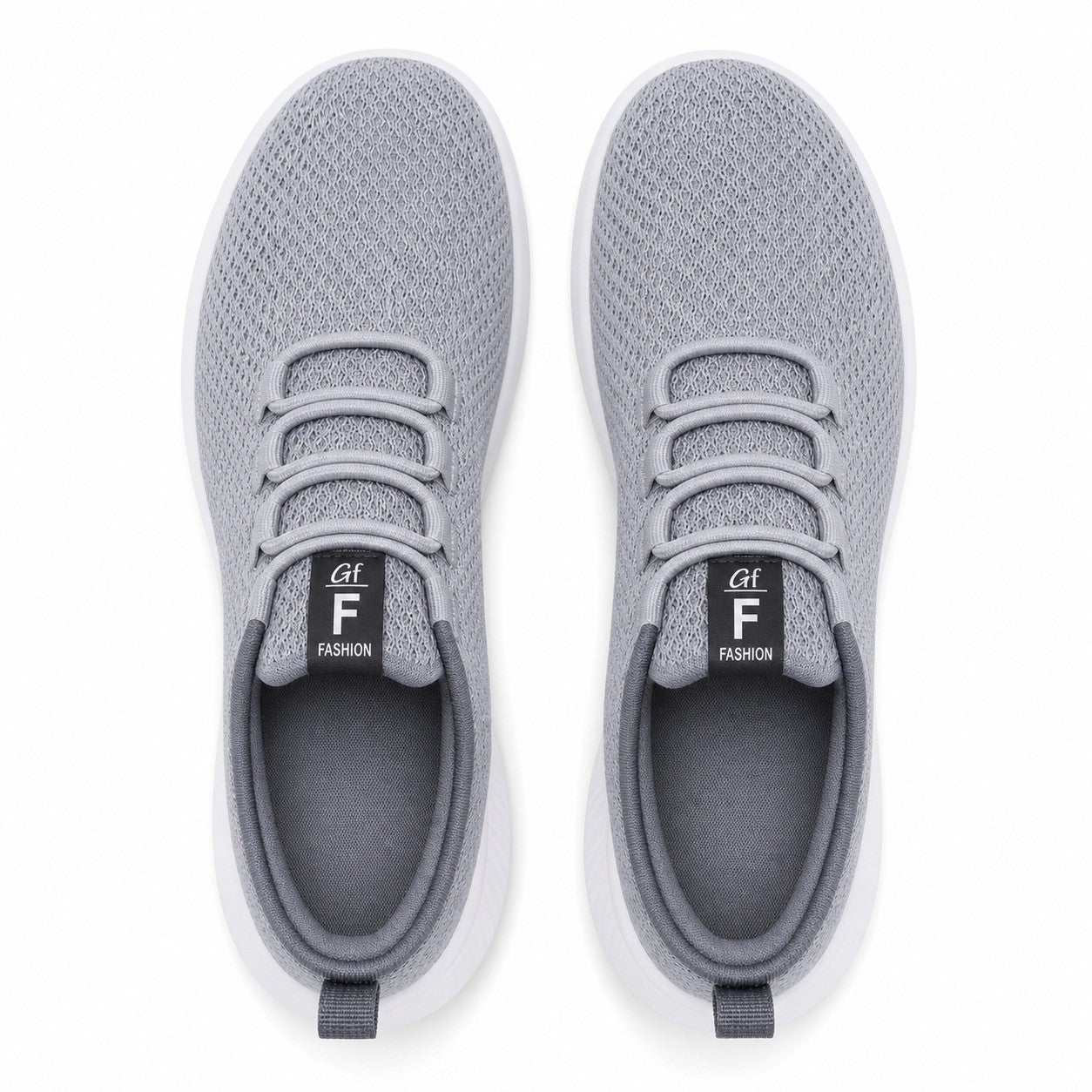Litestep Womens Everyday Lightweight Sneakers Gray Top Down Detail