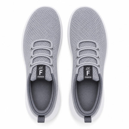 Litestep Womens Everyday Lightweight Sneakers Gray Top Down Detail