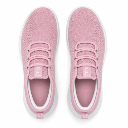 Litestep Womens Everyday Lightweight Sneakers Pink Top Down Detail