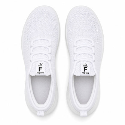 Litestep Womens Everyday Lightweight Sneakers White Top Down Detail