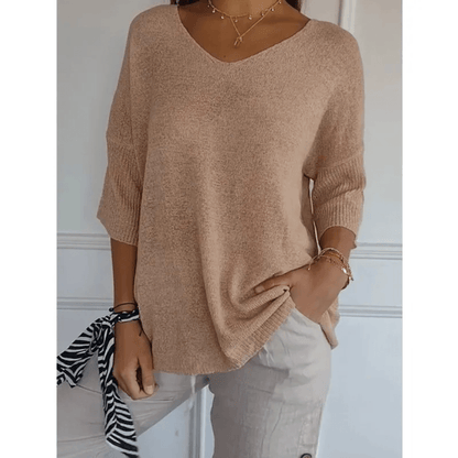 Harper Elegant V-Neck Women’s Shirt