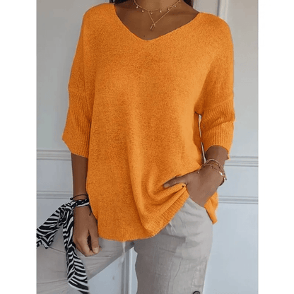 Harper Elegant V-Neck Women’s Shirt