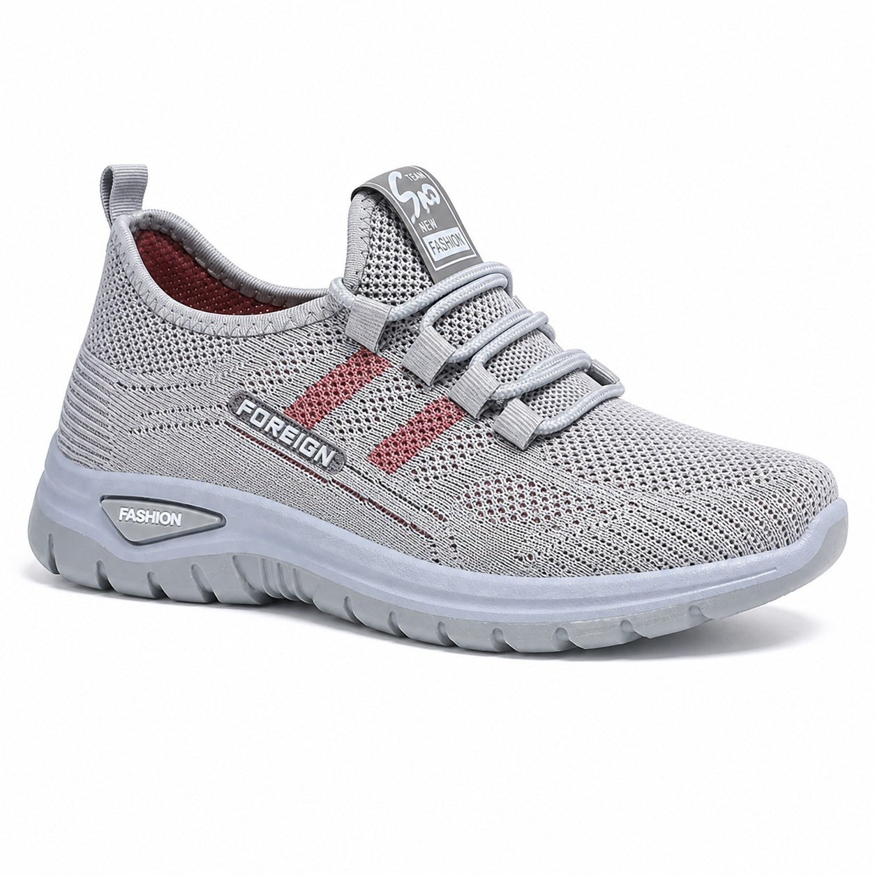 Nira Anti Slip Lightweight Walking Shoes For Women Colour Grey Front Hero