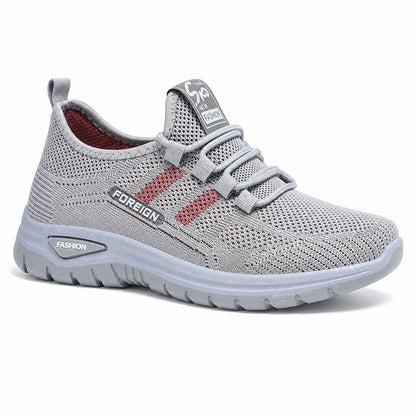 Nira Anti Slip Lightweight Walking Shoes For Women Colour Grey Front Hero