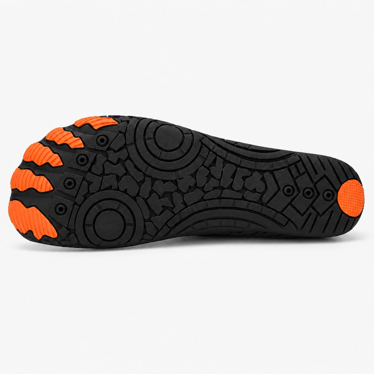 Prostep Premium Barefoot Shoes For Women Colour Black Orange Outsole Detail