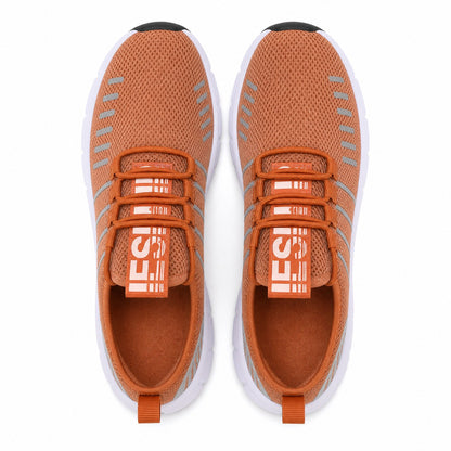 Stride Colorful Outdoor Walking Shoes For Women Colour Burnt Orange Top Down Detail