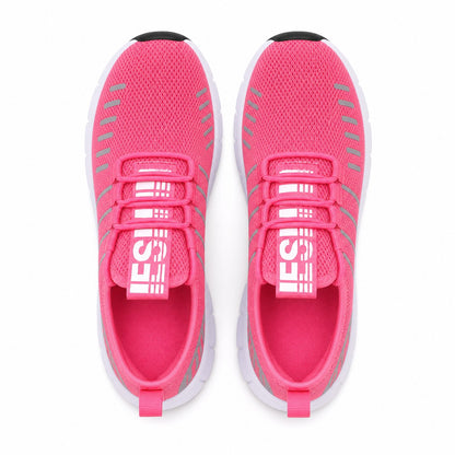 Stride Colorful Outdoor Walking Shoes For Women Colour Hot Pink Top Down Detail